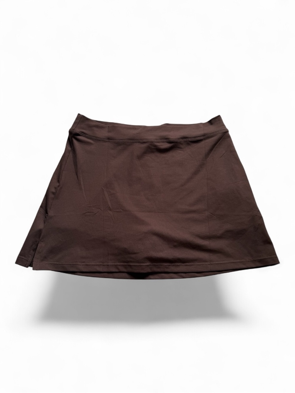 Women's Brown Skort - Solid Chocolate Tone